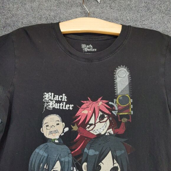 Funimation Black Butler Anime T Shirt Size Small Black Grell Graphic - Picture 6 of 12